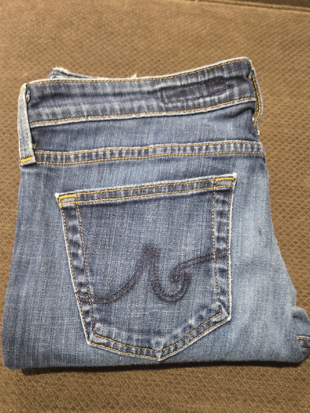 AG Adriano Goldschmied Women's Light Blue Boot Cut Jeans